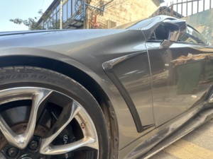 Guardabarros de Fibra de Carbono Seca Estilo <span class=keywords><strong>R</strong></span> para Lexus LC500 LC500H, Alerones Laterales y Otros Accesorios Exteriores - Product Image 4