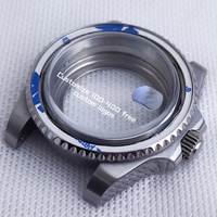 Boîtier de montre automatique en acier inoxydable 316L, saphir 40mm, étanche, léger, 0.05kg, Compatible Miyota 2813 8215 NH35 NH36