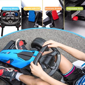Offre Spéciale sous licence <span class=keywords><strong>BMW</strong></span> 400w 24v électrique Go Kart enfants Ride-on <span class=keywords><strong>voiture</strong></span> pédale dérive Karting tout-terrain électrique Go Karts pour enfants - Product Image 5