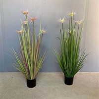 Mur végétal décoratif pour photographie, simulation de fleurs et herbe ensoleillée, style nordique, écologique et durable, pour allées de mariage