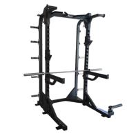 Machine Smith multifonctionnelle pour salle de sport commerciale, équipement d'entraînement de musculation avec demi-rack pour squats