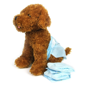 Hengtuo Factory Supply Wholesale OEM Waste Disposal Portable SAP Gel Super Absorbant Disposable Pet Diapers for Female Dogs - Product Image 2