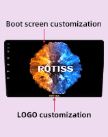 ROTISS Monitor de 9 Pulgadas para Auto con Android 15, Pantalla Táctil DSP, GPS, 2GB 32GB de Almacenamiento, Android Auto, Carplay