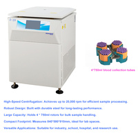 Centrifugeuse de laboratoire industrielle fiable Hengnuo 5-5N 20000 tr/min 4*750ml en acier certifiée CE ISO de type bureau