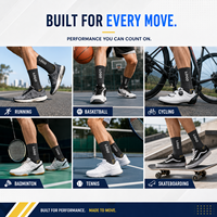 Chaussettes de sport personnalisées avec logo, chaussettes de randonnée, chaussettes d'entraînement, chaussettes de course en coton doux