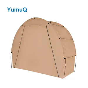 YumuQ 2022新供应商2门2人冒险摩托车包装更大储物户外帐篷