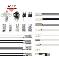 HCET 250V10A Interruptor de Protector Térmico Bimetálico Protector Térmico Eléctrico del Fabricante de Alta Calidad para Coche 250V 10A