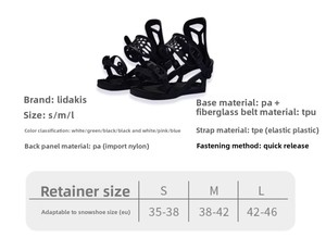 Dành cho người lớn & trẻ em người mới bắt đầu Cơ Bản thiết lập <span class=keywords><strong>Snowboard</strong></span> Boots & bindings (Panda thiết kế) cho mùa đông trượt tuyết và <span class=keywords><strong>Snowboard</strong></span> bánh - Product Image 6