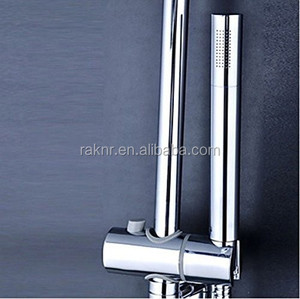 <span class=keywords><strong>Grifo</strong></span> de ducha Rozinsanitary termostático de estilo redondo de 8 pulgadas, conjunto de columna de ducha <span class=keywords><strong>con</strong></span> ducha de mano - Product Image 5