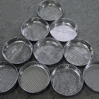 Plaques de tamis perforées en métal de 200 microns / Tamis de laboratoire de 0,5 mm en acier inoxydable pour l'analyse des sols et l'exploitation minière