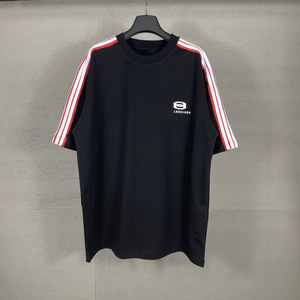 T-shirt a maniche corte Paris 2026 B Brand Street Style con logo ricamato, traspirante e vestibilità ampia - Product Image 2