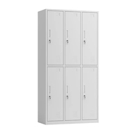 Armoires de rangement modernes en acier inoxydable personnalisées, mobilier de bureau, casiers pour employés, durables, écologiques, grande capacité