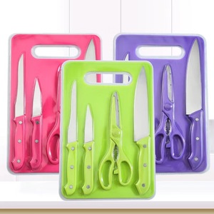 New 5Pcs/Set Multifunctional Cutters Ceramic Knife Paring Peeler Chopping Board Nordic Candy Color Portable Picnic <strong>Kitchen</strong> Tools - Product Image 6