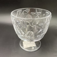 Großhandel Meer Serie Ozean Wasser Tasse Seepferdchen Champagner Becher Wasser Glas Becher Schüssel Seestern Kerzen glas Halter Glas Krug BR