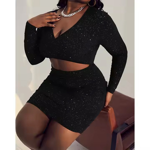 Abito <span class=keywords><strong>Trasparente</strong></span> da Donna in Rete Nera, Mini Abito in <span class=keywords><strong>Tulle</strong></span> Lucido con Maniche, <span class=keywords><strong>Vestito</strong></span> Casual da Club in Tinta Unita - Product Image 1