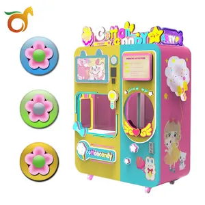 Exclusive Humidity Sensing Adjustment Vending Sugar Cotton Candy Robot Machine For