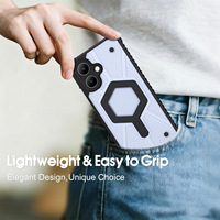 Étui magnétique de luxe pour Infinix Smart 10 Plus, coque de protection antichoc en TPU et PC, compatible avec la charge sans fil