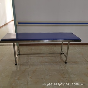 Table de massage en acier inoxydable, lit médical durable pour salon et hôpital - Product Image 3