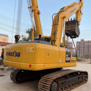 Excavatrice PC220-7 Komatsu d'occasion de haute qualité en bon état Pompe à moteur d'origine japonaise Valve hydraulique Hydac Vente de Shanghai - Product Image 1