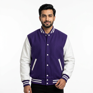 Chaqueta Varsity Personalizada para Hombre, Alta Calidad con Diseño Moderno, Temporada de Invierno, Talla Grande y Logotipo Personalizado - Product Image 1
