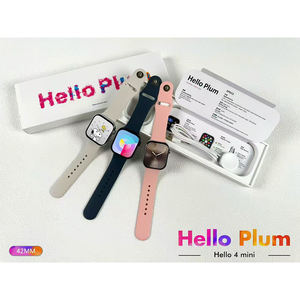 HKSF 42mm Hello Plum Mini 4 Hello 4 mini 4 Montre connectée pour Android AMOLED IP67 Étanche - Product Image 3