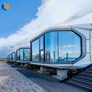 Maison modulaire de luxe de haute technologie, portable, multi-scénarios, étanche, capsule de vie, villa mobile - Product Image 1