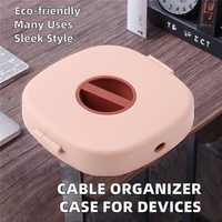 Petit Organisateur de Câbles Moderne et Durable en Plastique pour Salon, Boîtier de Rangement pour Câbles de Charge, USB, Casque et Souris