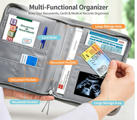Sac de documents pour bébé, organiseur de documents de voyage, porte-documents pour bébés, carnet de maternité, housse de protection, cadeaux pour nouveau-nés