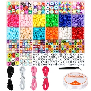 Kit de perles de verre de 3 mm de couleurs mélangées, très vendu, pour la fabrication de bracelets, de colliers et de bijoux - Product Image 3
