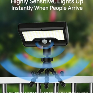 Lámpara Solar de Jardín con Forma de Pulpo, Lámpara de Clip para Exteriores, Ideal para Acampar y Uso Doméstico, Nuevo Modelo con Sensor de Movimiento, Lámpara de Pared Impermeable - Product Image 1