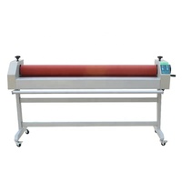 QK-1600D manuel 160cm, machine de laminage à froid de film de plastifieuse électrique thermique à basse température pour papier autocollant de film