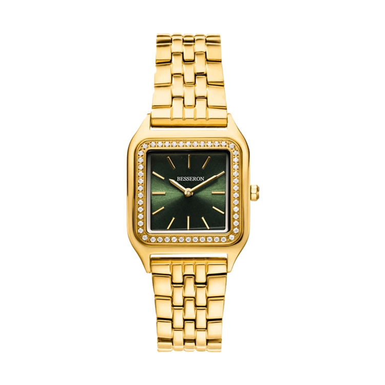Gold with Green Dial