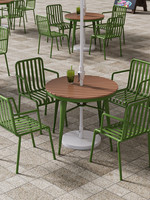 Ensemble table et chaises d'extérieur - Boutique de thé au lait et café célèbre sur Internet, cour de loisirs, imperméable et écran solaire, multifonctionnel