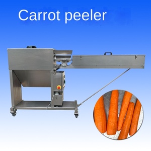 เครื่องปอกผักเชิงพาณิชย์อัตโนมัติสำหรับแครอทและหัวผักกาดพร้อมมอเตอร์และปั๊มสามารถปรับความหนาได้ - Product Image 4