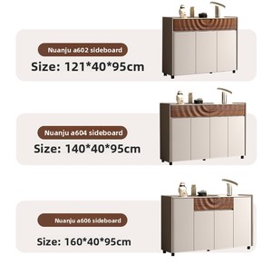 Buffet moderne, armoire de rangement, credenza, armoire de cuisine éco-responsable <span class=keywords><strong>avec</strong></span> peinture cuite pour salle à manger et salon - Product Image 6