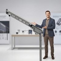 Lampes solaires LED 100W avec caméra CCTV, indice de protection IP66 et certification RoHS pour la sécurité extérieure et l'éclairage des allées hors réseau