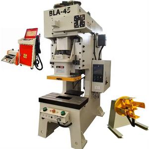 Máquina de fabricación de soporte de esquina de hierro en ángulo de esquina en forma de L y <span class=keywords><strong>prensa</strong></span> eléctrica de Punzonadora con molde de punzonado - Product Image 5