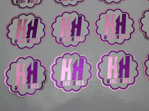 Mejor diseño de logotipo de metal Etiqueta de marca, logotipo impreso de metal/etiqueta adhesiva dorada - Product Image 5