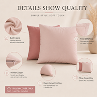 Housse de coussin confortable pour dossier de canapé de salon, toucher doux