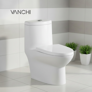 Inodoro sanitari Water Closet sifonico sciacquone Wc in ceramica Wc pavimento <span class=keywords><strong>bagno</strong></span> <span class=keywords><strong>bagno</strong></span> Set tazza per Wc - Product Image 5