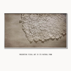 2025 Bán Buôn Tùy Chỉnh Tường Trừu Tượng Nghệ Thuật Wabi Sabi Khách Sạn Tường Nghệ Thuật 100% Handmade 3D Kết Cấu Thạch Cao Sơn - Product Image 4