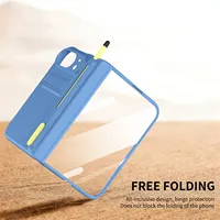 Coque de téléphone à protection intégrale 360° avec charnière pour iPhone DUO 18 Fold 18Ultra, emplacement pour stylet original, film en verre trempé, coque pliable