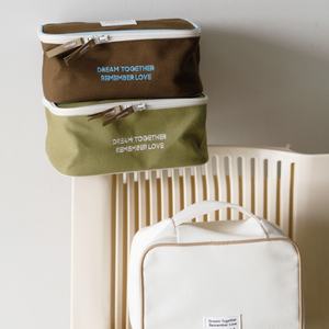 Sac cosmétique en pur coton à couture d'étiquettes de prix d'usine en cube d'emballage en coton pour un usage quotidien - Product Image 2