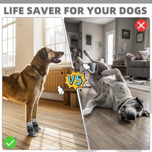 Paquete de 4 Calcetines Personalizados para Perros, Antideslizantes, Transpirables, con Correas, Diseño Personalizado - Product Image 4