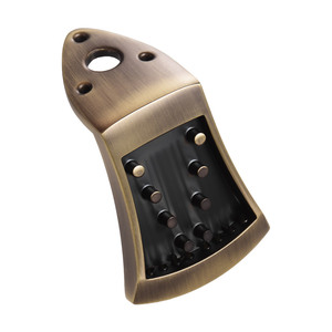 Kim Loại Tam Giác Tailpiece Cầu Kẽm Hợp Kim Cho 8-Chuỗi Arched <span class=keywords><strong>Top</strong></span> Mandolin Với Gắn Vít Chuỗi Cụ Thay Thế P - Product Image 1