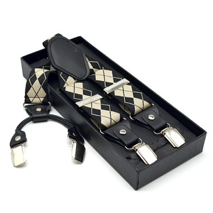 Tuta da <span class=keywords><strong>uomo</strong></span> in poliestere con Design elastico <span class=keywords><strong>e</strong></span> plaid a righe 4 clip in più colori con confezione regalo - Product Image 5