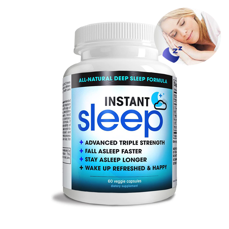 Private label melatonin capsules for good sleeping healthcare supplement OEM strong sleeping pills