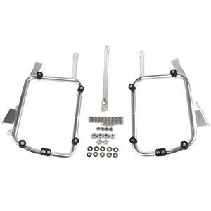 Soporte de caja lateral plateado de acero inoxidable 304, soporte lateral para portaequipajes de motocicleta para <span class=keywords><strong>HONDA</strong></span> <span class=keywords><strong>CB500X</strong></span> - Product Image 2