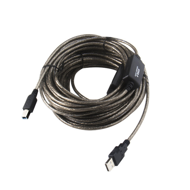 15M USB 2.0 Printer Cable A-Male to B-Male High Speed Printer/Scanner/Repeater Cable