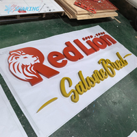Letras de Canal 3D con Corte CNC de Precisión y Acabado de Pintura Esmaltada Personalizada para Exhibición en Paredes Interiores